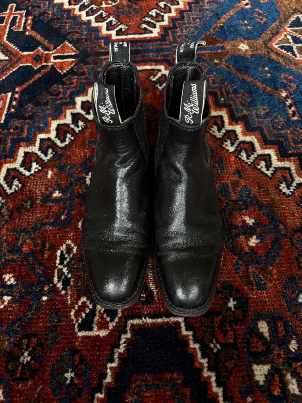 R.M. Williams Chelsea Boot, Women's Size 8. Black